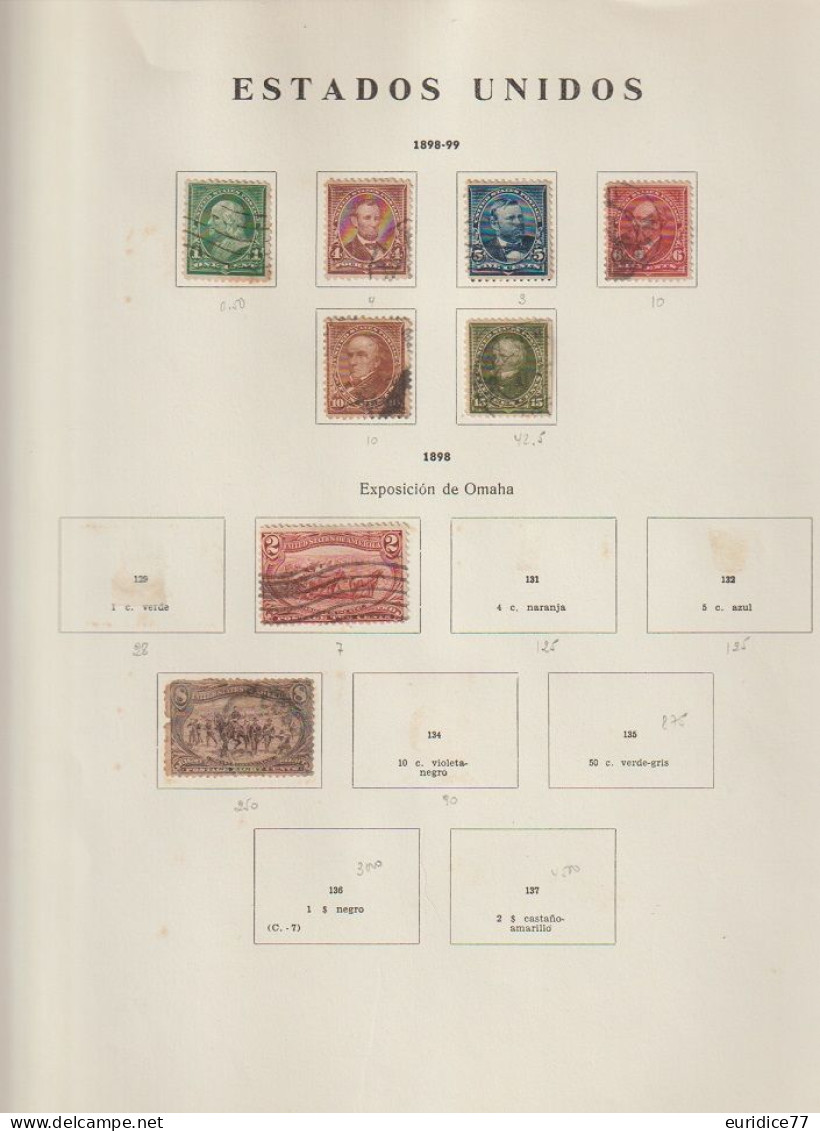 Estados Unidos United States USA - Coleccion 1851-1979 ALTO VALOR EN CATALOGO