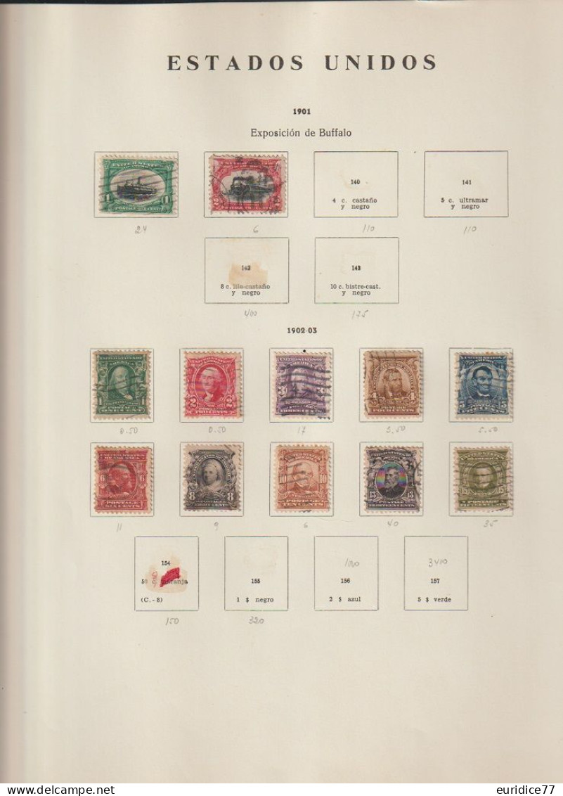 Estados Unidos United States USA - Coleccion 1851-1979 ALTO VALOR EN CATALOGO