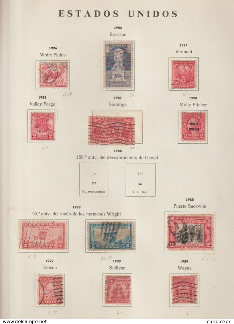 Estados Unidos United States USA - Coleccion 1851-1979 ALTO VALOR EN CATALOGO