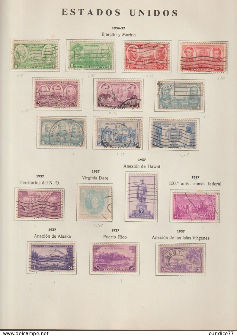 Estados Unidos United States USA - Coleccion 1851-1979 ALTO VALOR EN CATALOGO