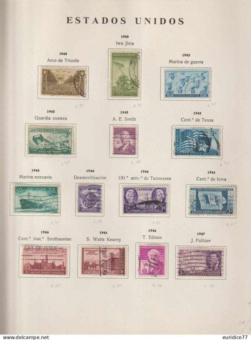 Estados Unidos United States USA - Coleccion 1851-1979 ALTO VALOR EN CATALOGO