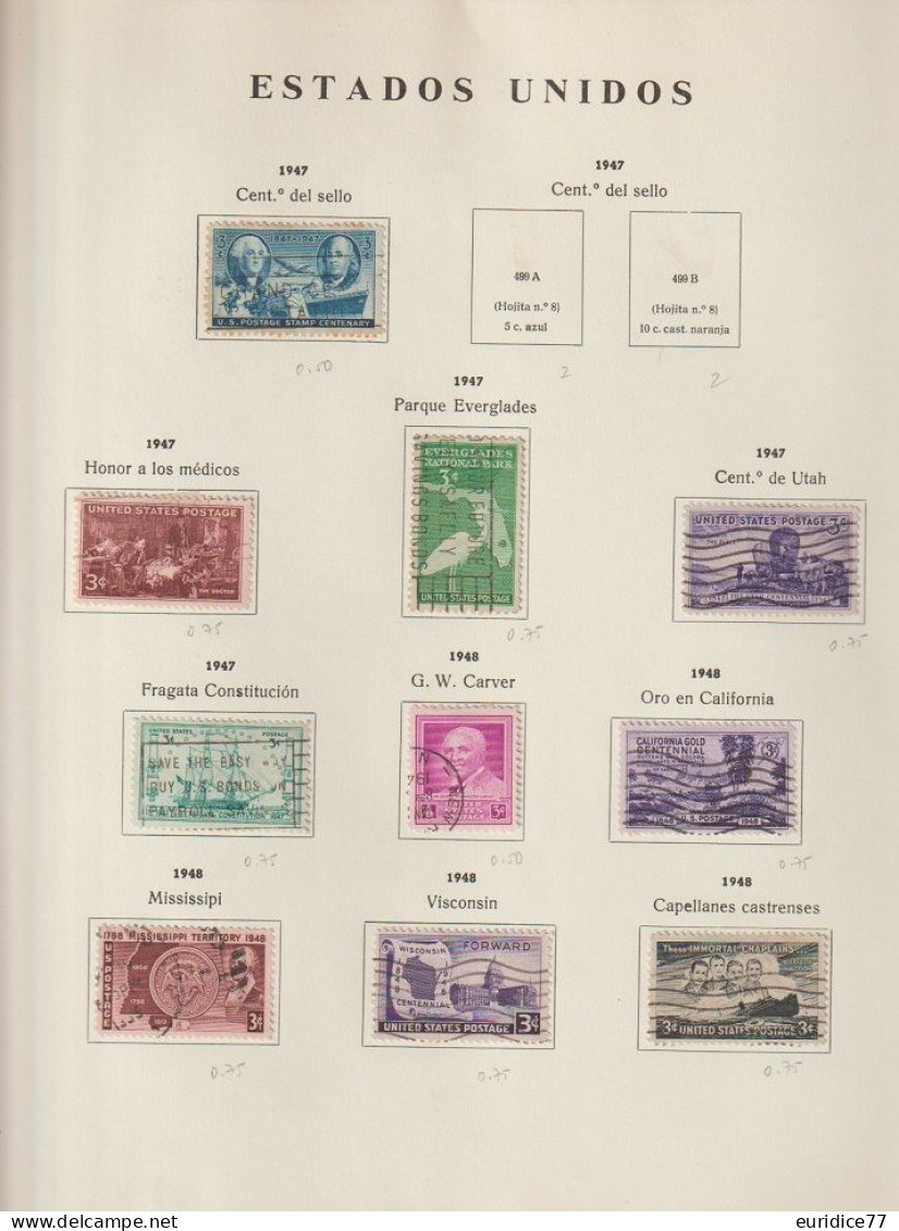 Estados Unidos United States USA - Coleccion 1851-1979 ALTO VALOR EN CATALOGO