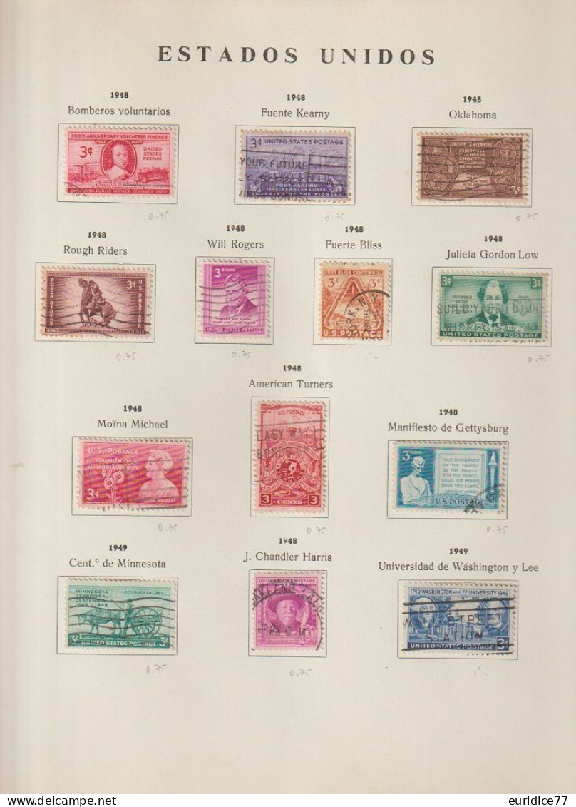 Estados Unidos United States USA - Coleccion 1851-1979 ALTO VALOR EN CATALOGO