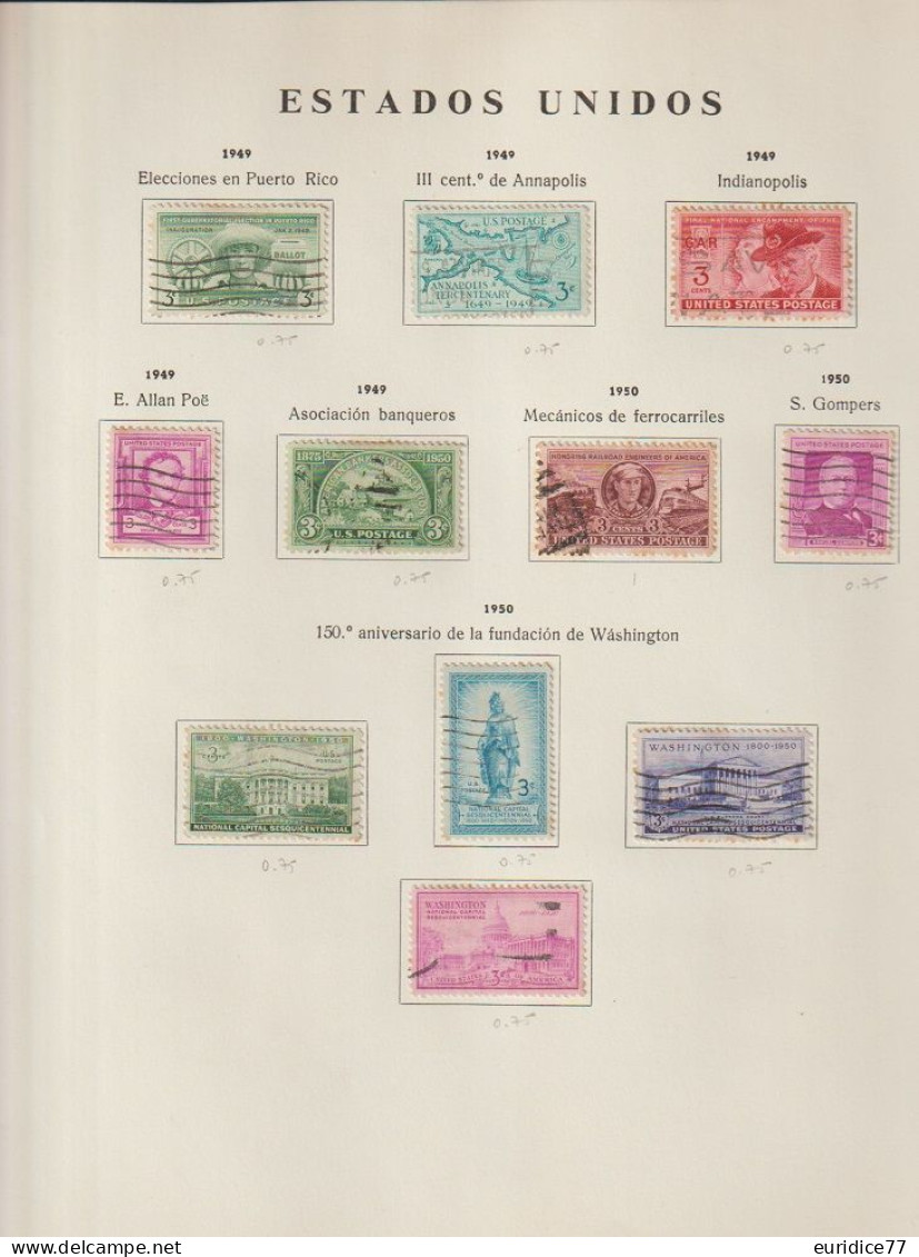 Estados Unidos United States USA - Coleccion 1851-1979 ALTO VALOR EN CATALOGO