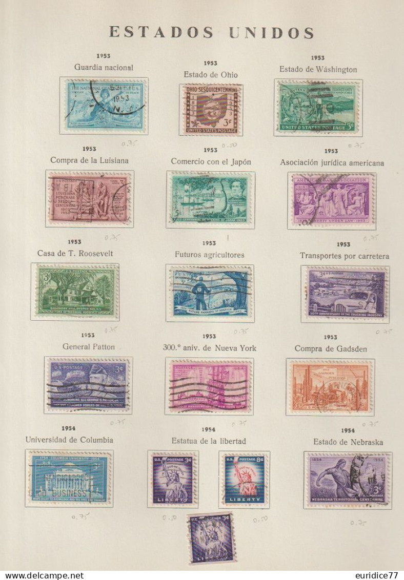 Estados Unidos United States USA - Coleccion 1851-1979 ALTO VALOR EN CATALOGO