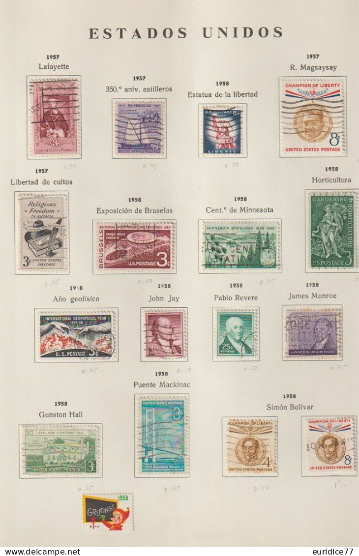 Estados Unidos United States USA - Coleccion 1851-1979 ALTO VALOR EN CATALOGO