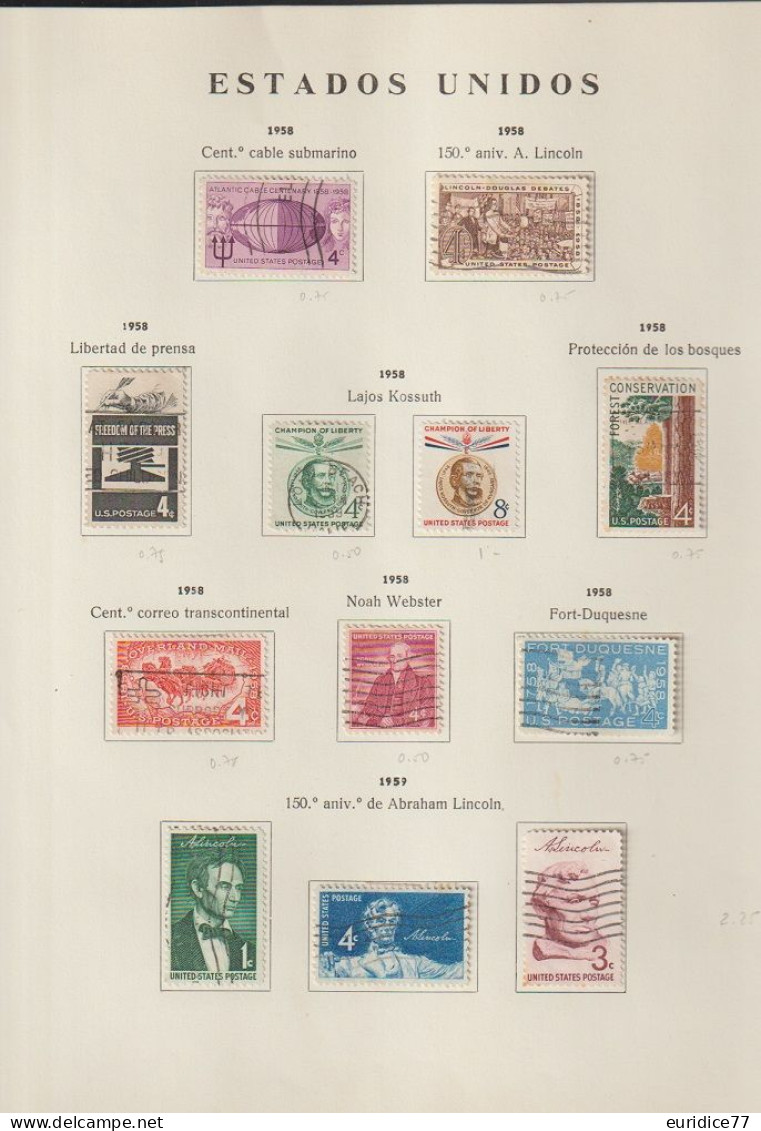 Estados Unidos United States USA - Coleccion 1851-1979 ALTO VALOR EN CATALOGO