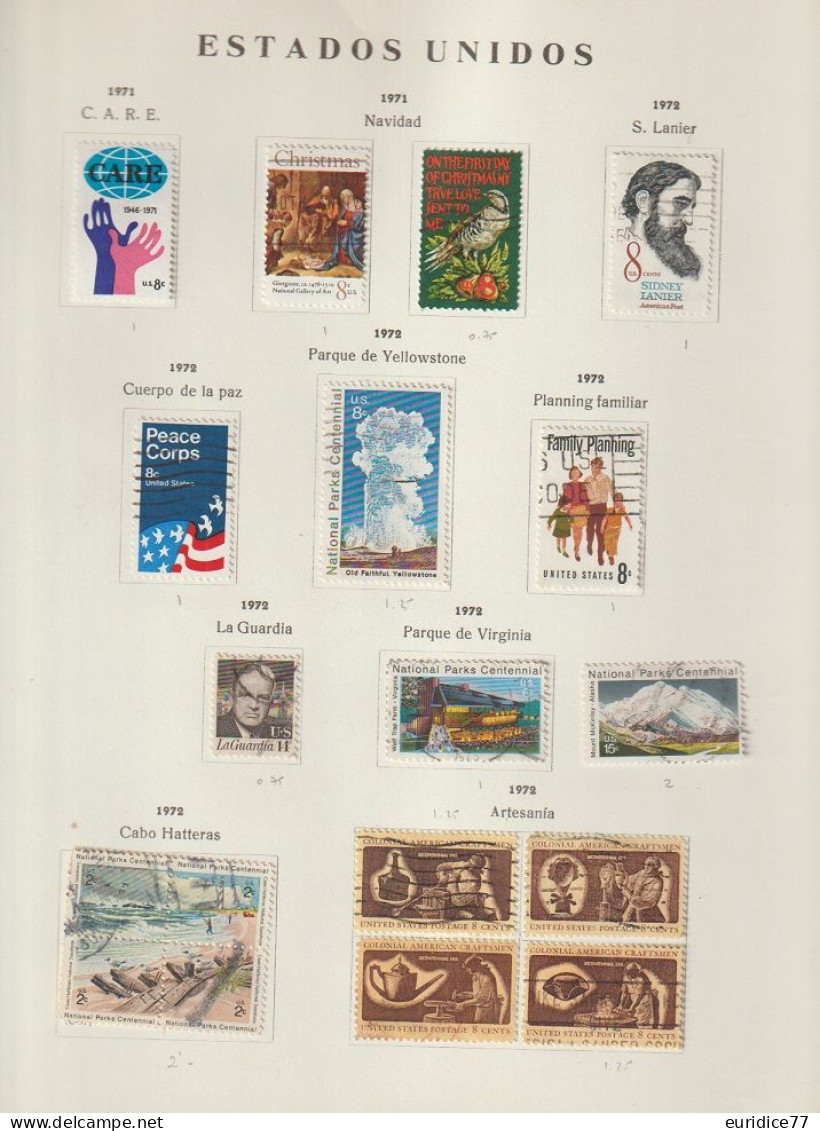 Estados Unidos United States USA - Coleccion 1851-1979 ALTO VALOR EN CATALOGO