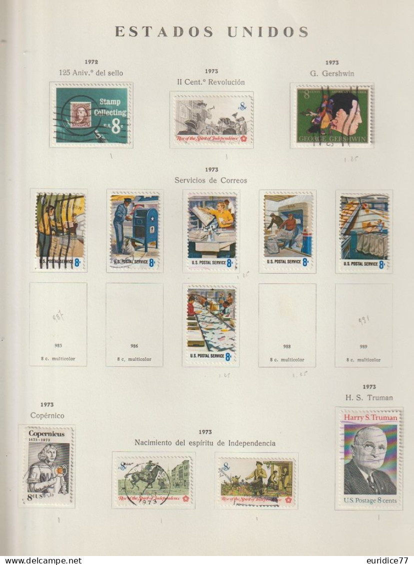 Estados Unidos United States USA - Coleccion 1851-1979 ALTO VALOR EN CATALOGO