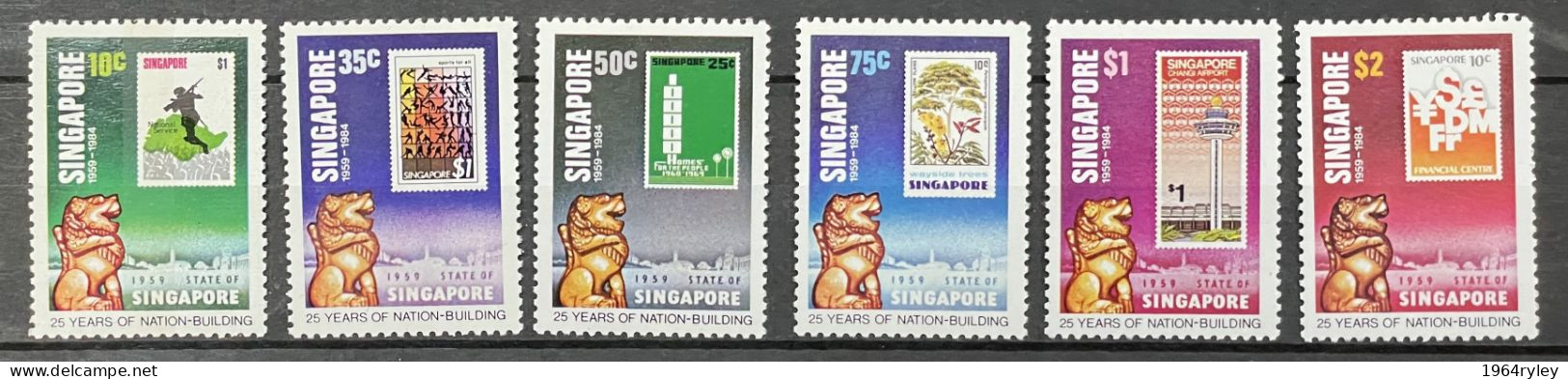 SINGAPORE - MNH** - 1984 - # 440/445 - Singapur (1959-...)