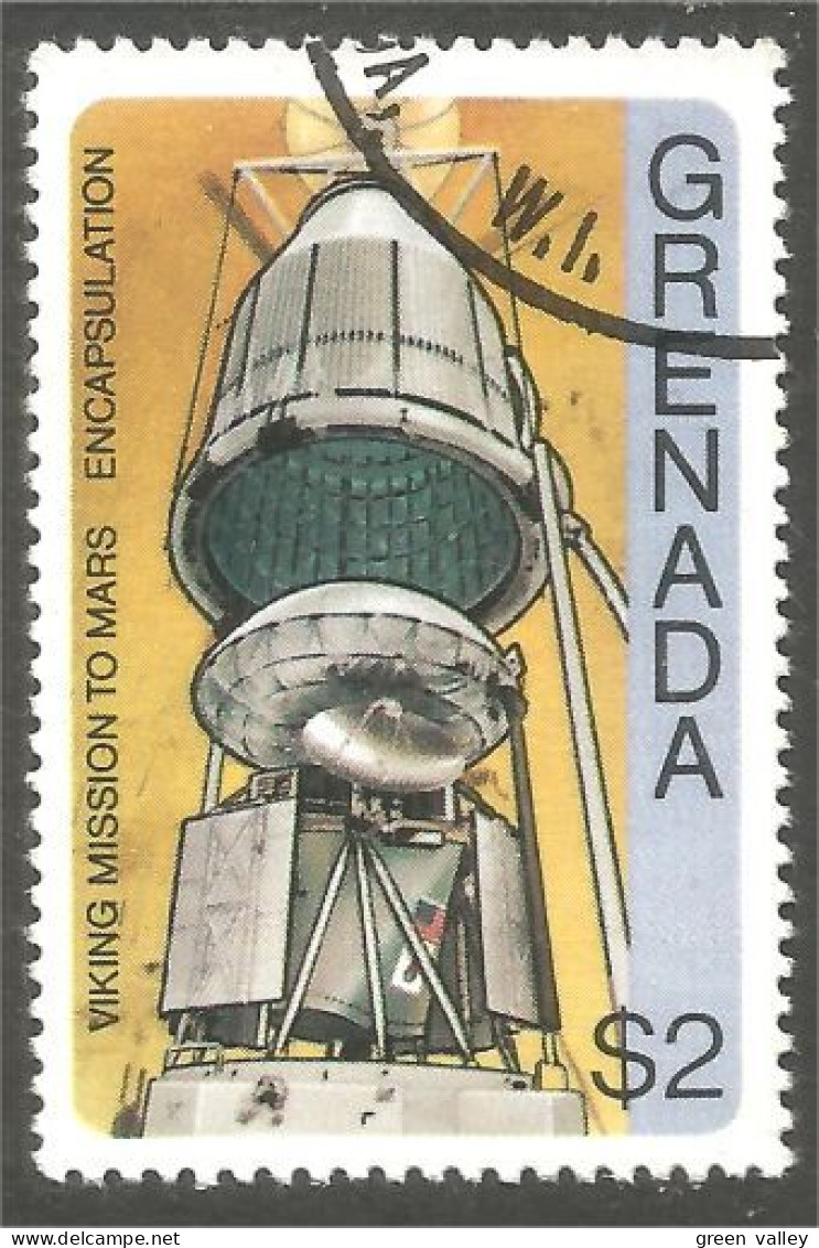 XW01-2381 Grenada $2.00 Espace Space Viking Mars Mission - Altri & Non Classificati