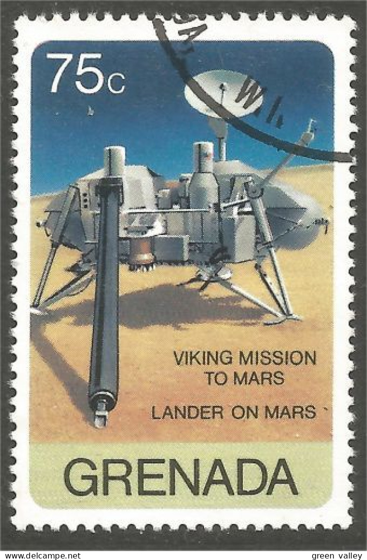 XW01-2379 Grenada Espace Space Viking Mars Mission - Autres & Non Classés