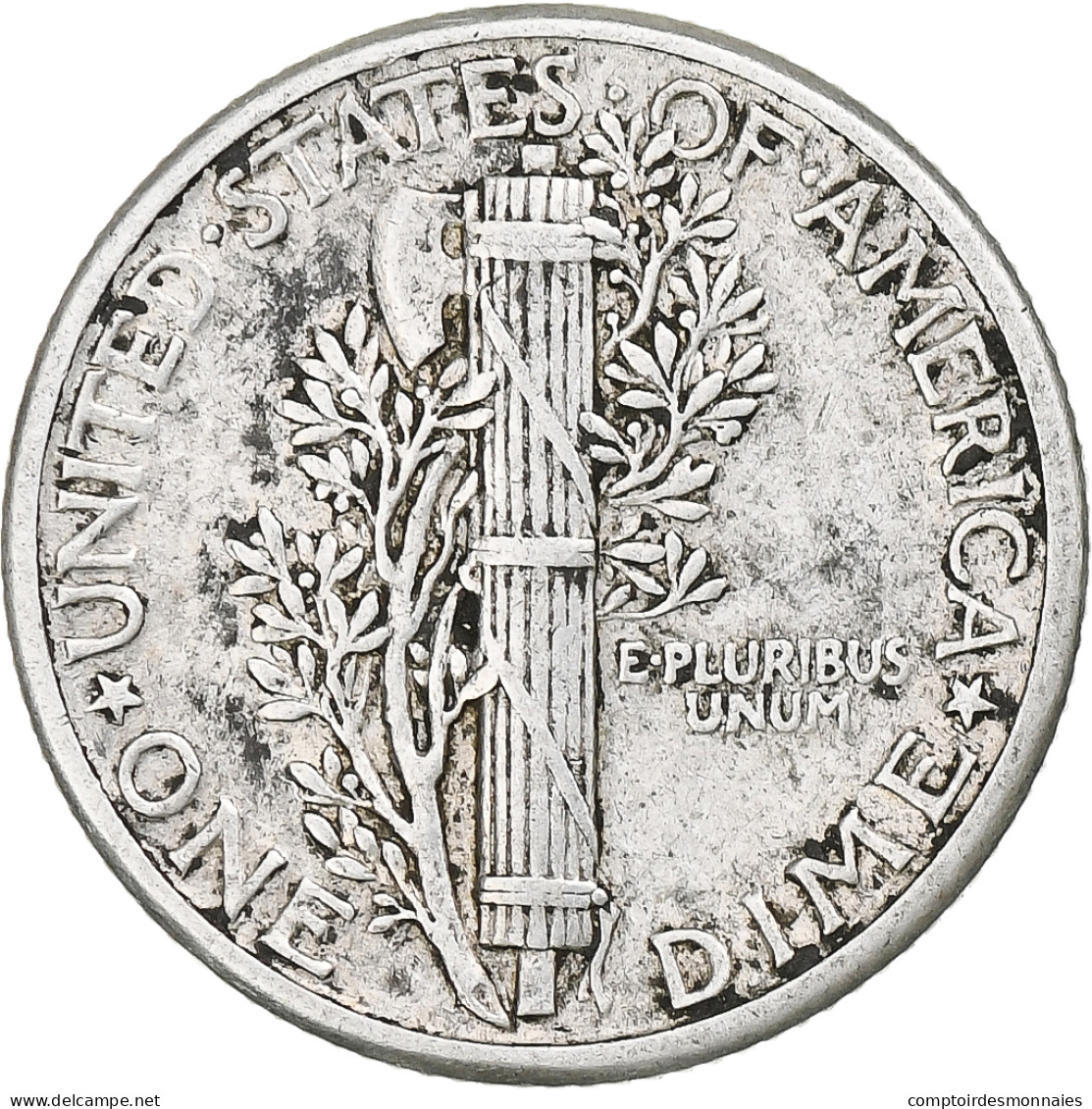 États-Unis, Dime, Mercury, 1927, Philadelphie, Argent, TTB+ - 1916-1945: Mercury (kwik)