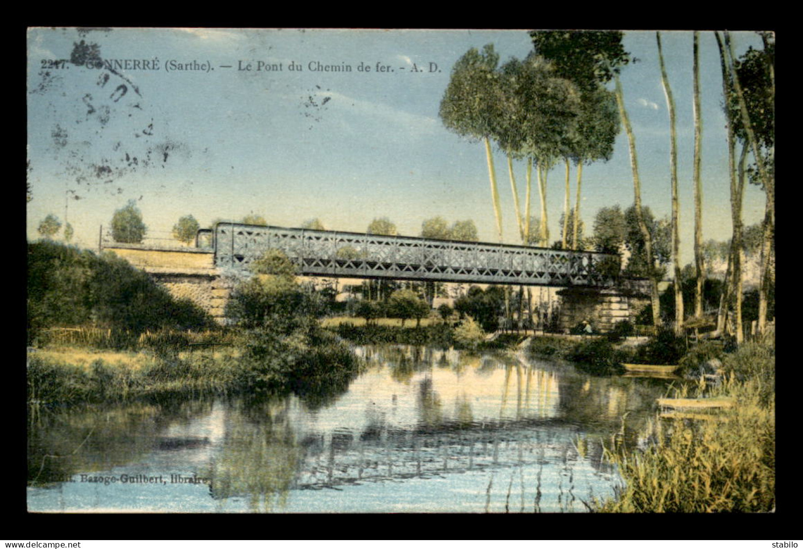 72 - CONNERRE - LE PONT DU CHEMIN DE FER - Connerre