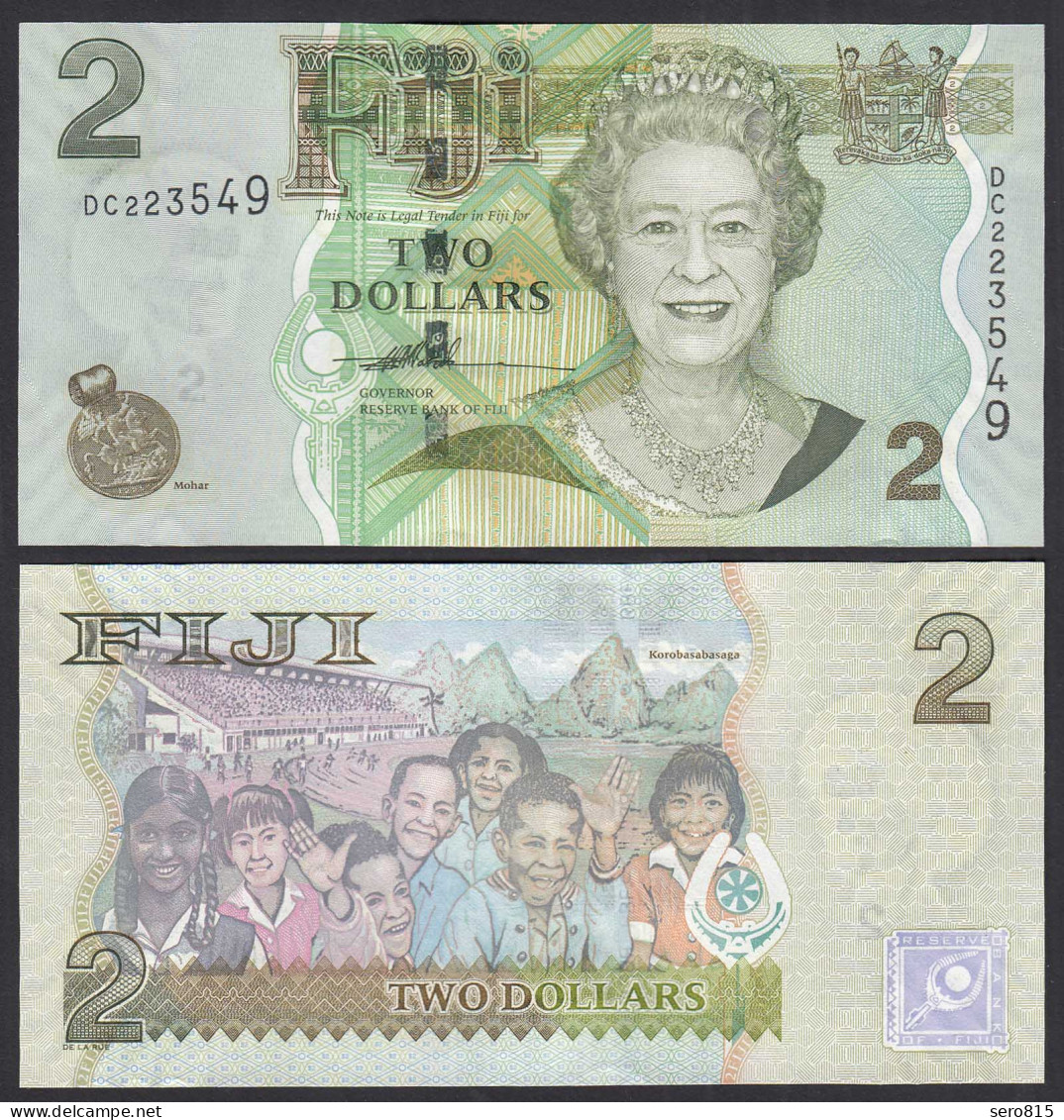 Fidschi - FIJI  2 Dollars 2007  Pick 109a UNC (1)    (31910 - Other - Oceania