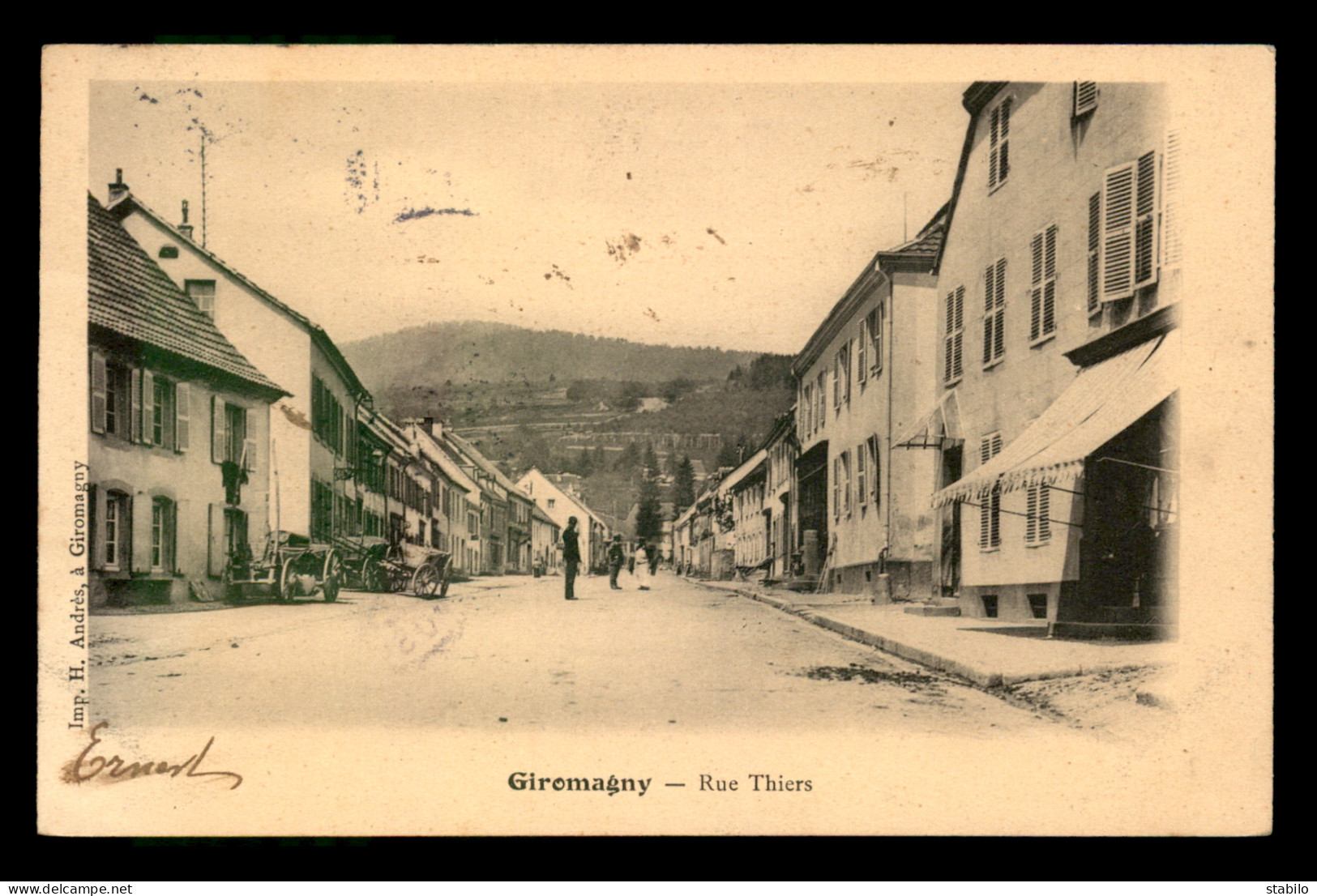 90 - GIROMAGNY - RUE THIERS - Giromagny