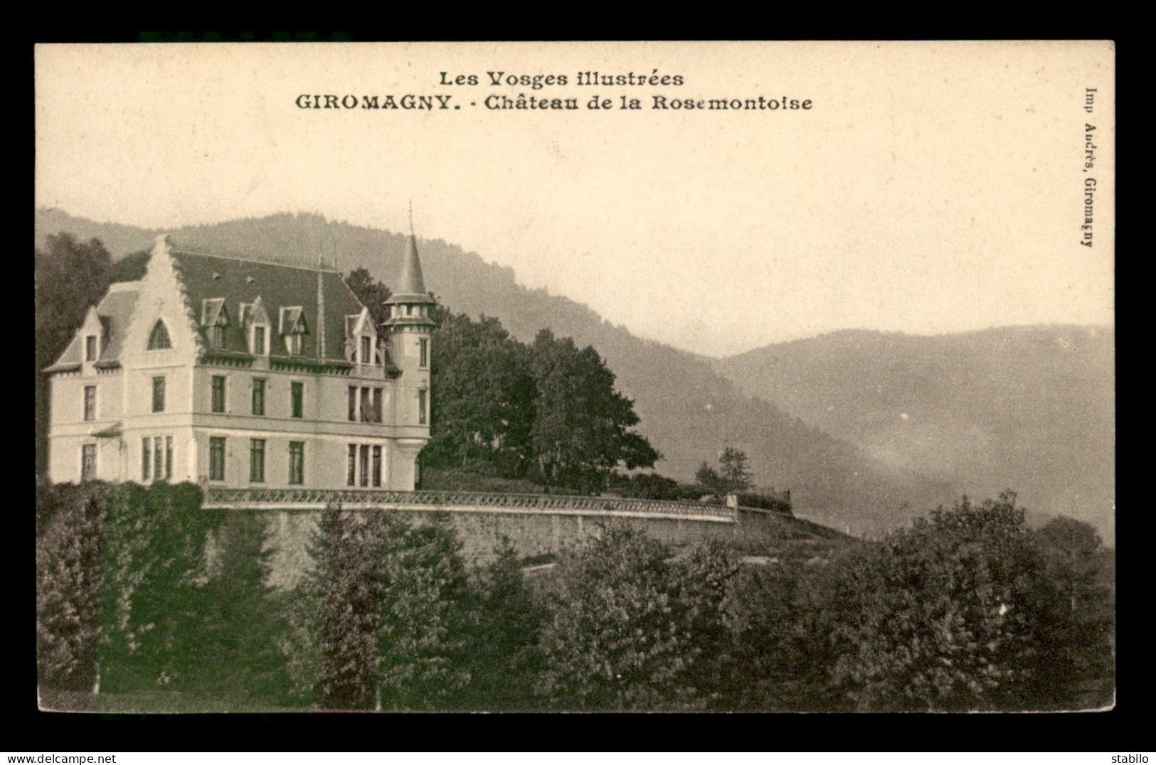 90 - GIROMAGNY - CHATEAU DE LA ROSEMONTOISE - Giromagny