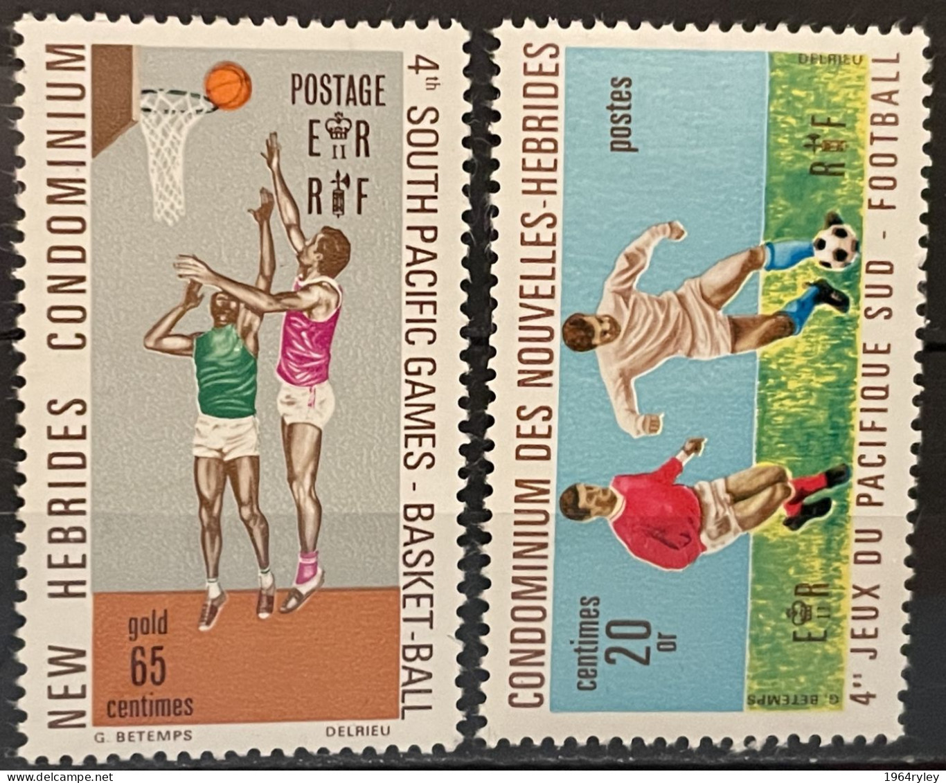 NEW HEBRIDES - MNH** - 1971  # 310/311 English - Nuovi