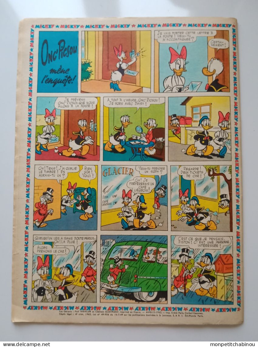 JOURNAL DE MICKEY N°551 (Novembre 1962) - Disney