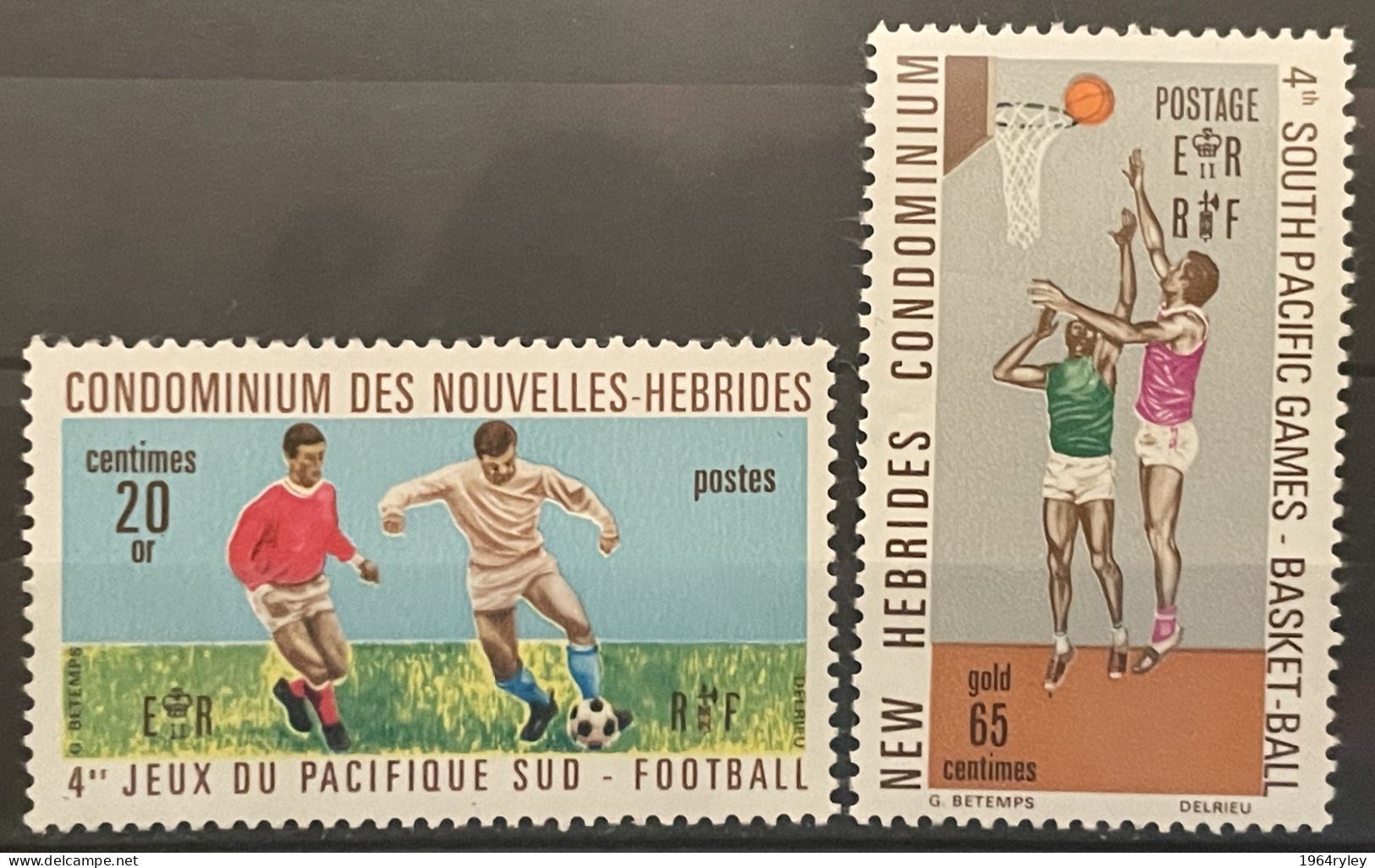 NEW HEBRIDES - MNH** - 1971  # French 308/309 - Nuevos