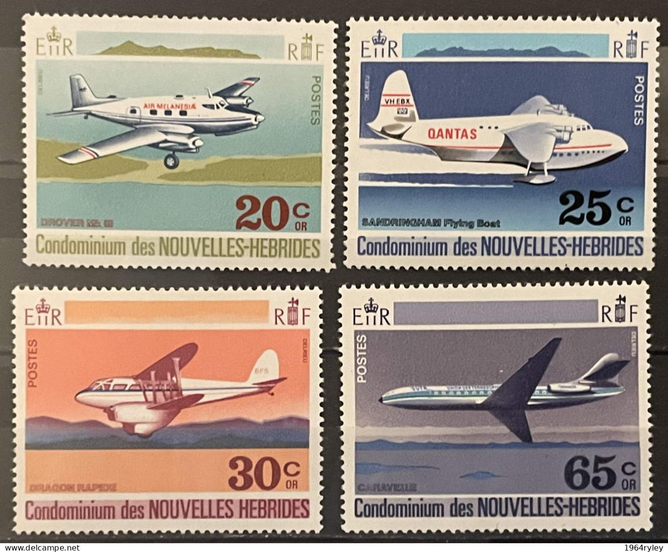NEW HEBRIDES - MNH** - 1972  # French 318/321 - Unused Stamps