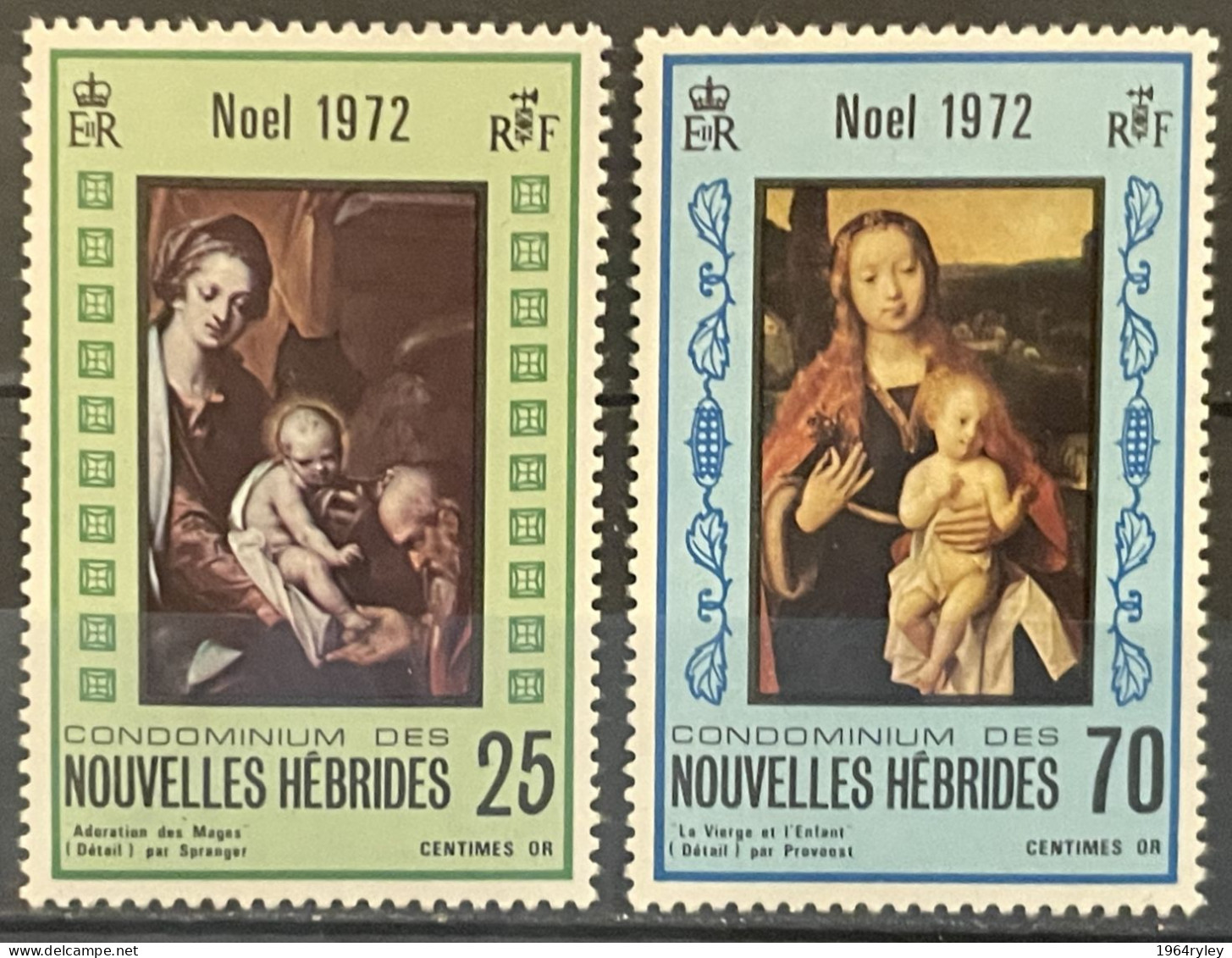NEW HEBRIDES - MNH** - 1972  # French 350/351 - Unused Stamps