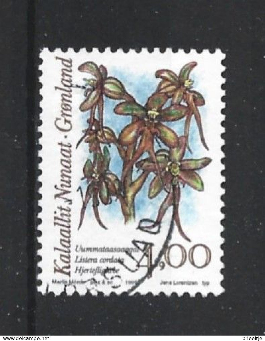 Greenland 1995 Orchids Y.T. 244 (0) - Usati