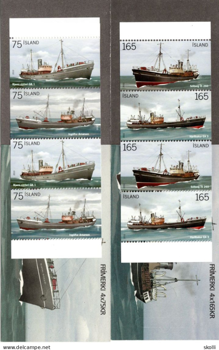 ICELAND. 2010. Trawlers. - Booklets