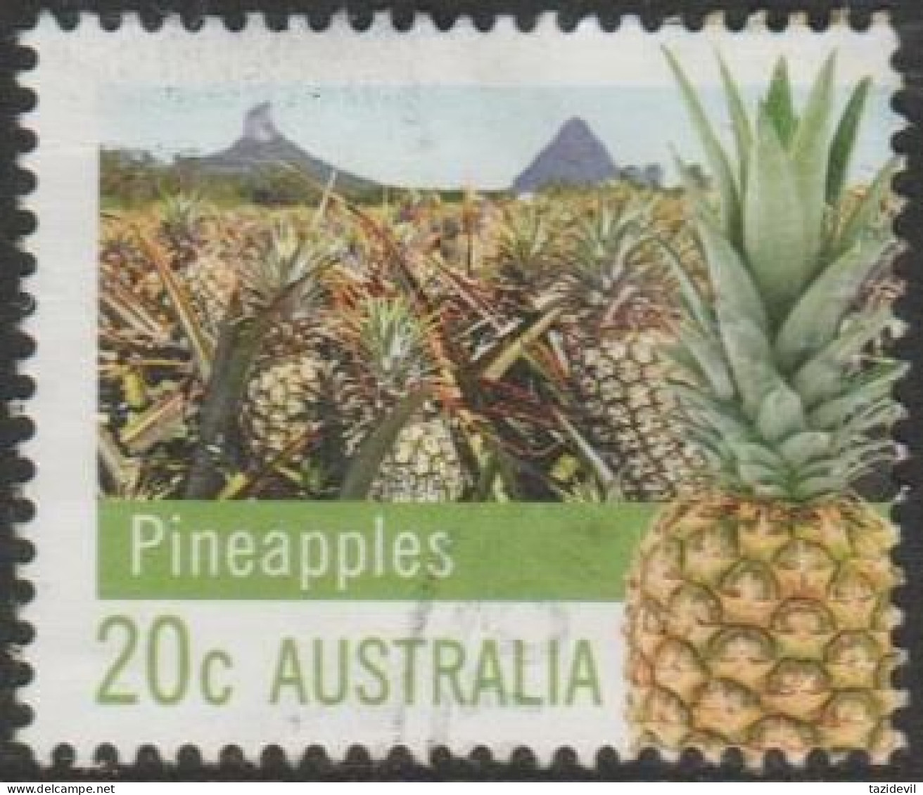 AUSTRALIA - USED - 2012 20c Farming Australia - Pineapples - Usados