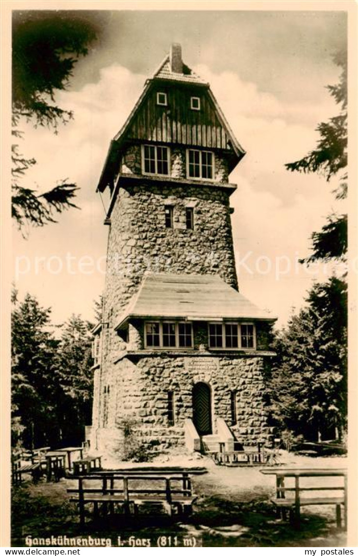 73812365 Osterode Harz Hanskuehnenburg Turm Osterode Harz - Osterode