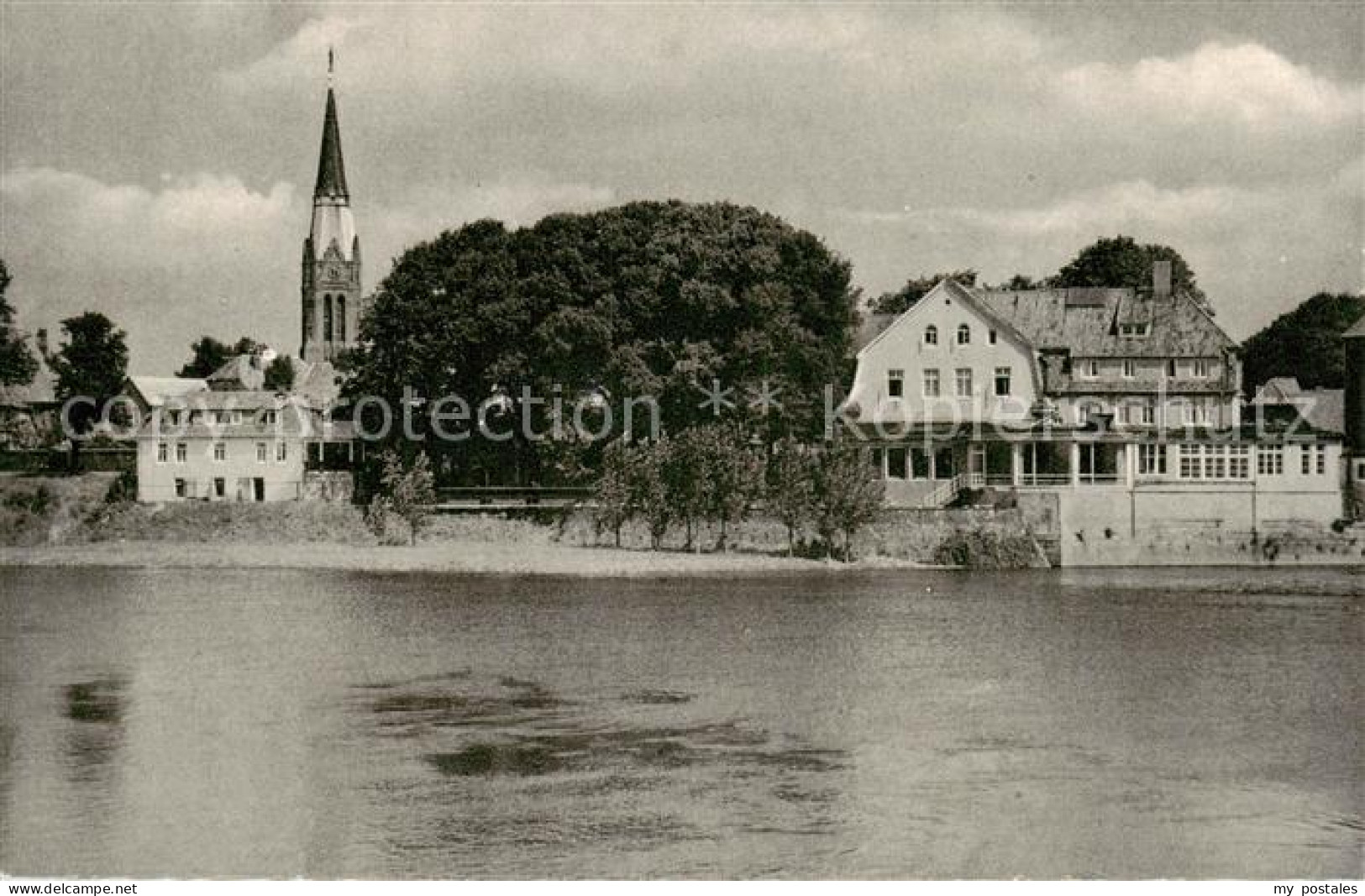 73812300 Nienburg Weser Blick Ueber Die Weser Nienburg Weser - Nienburg