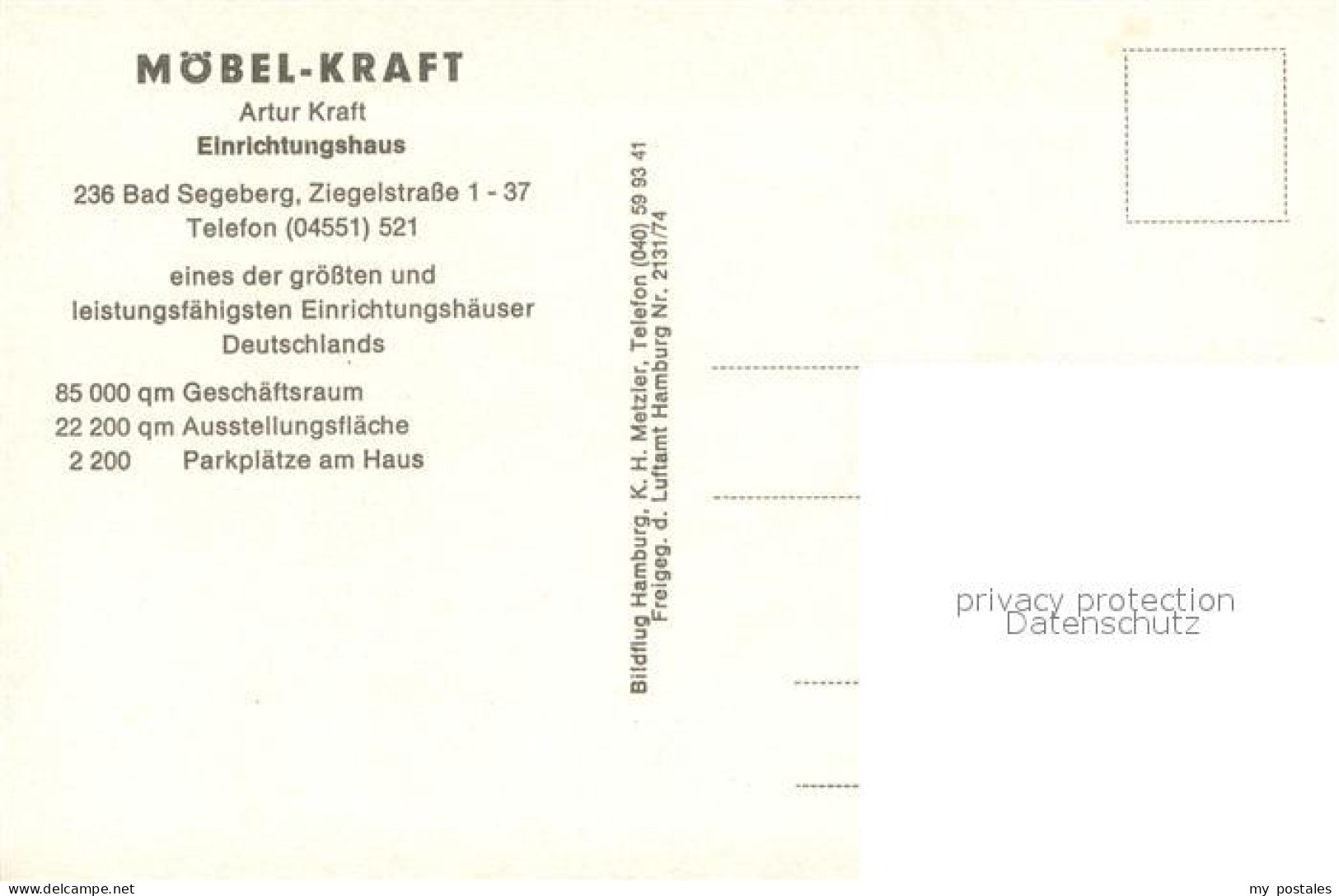 73740360 Bad Segeberg Moebel Kraft Einrichtungshaus Fliegeraufnahme Bad Segeberg - Bad Segeberg