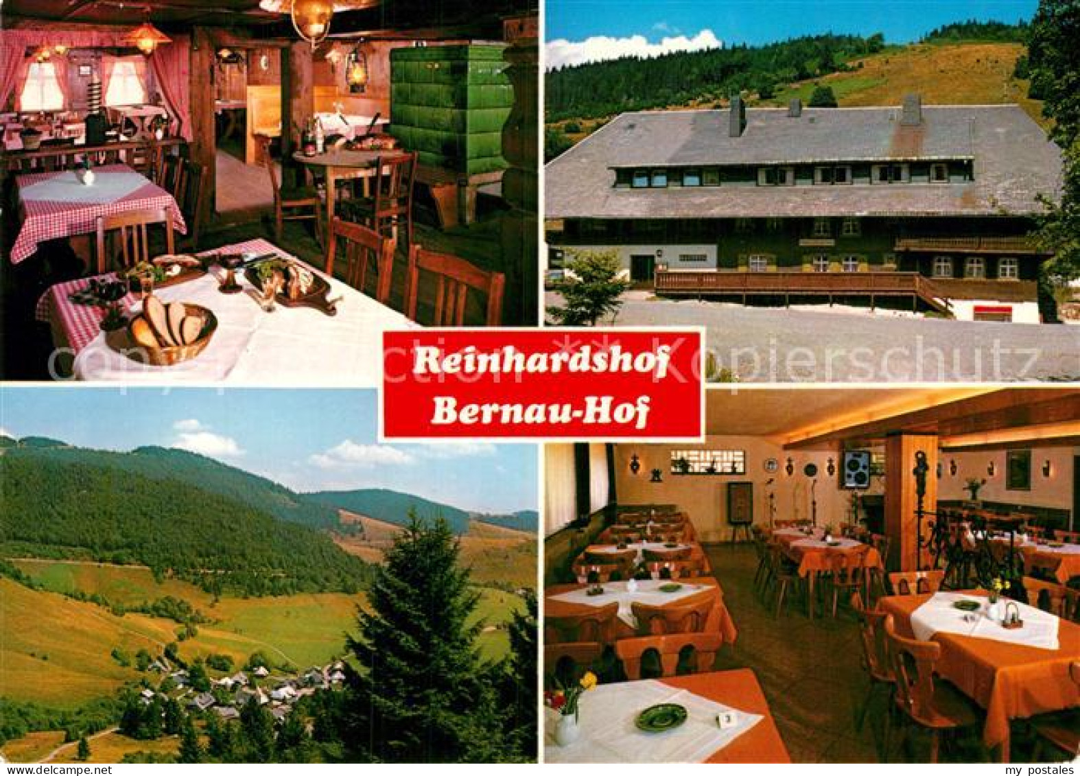 72976140 Bernau Schwarzwald Hof Restaurant Pension Reinhardshof Bernau - Bernau