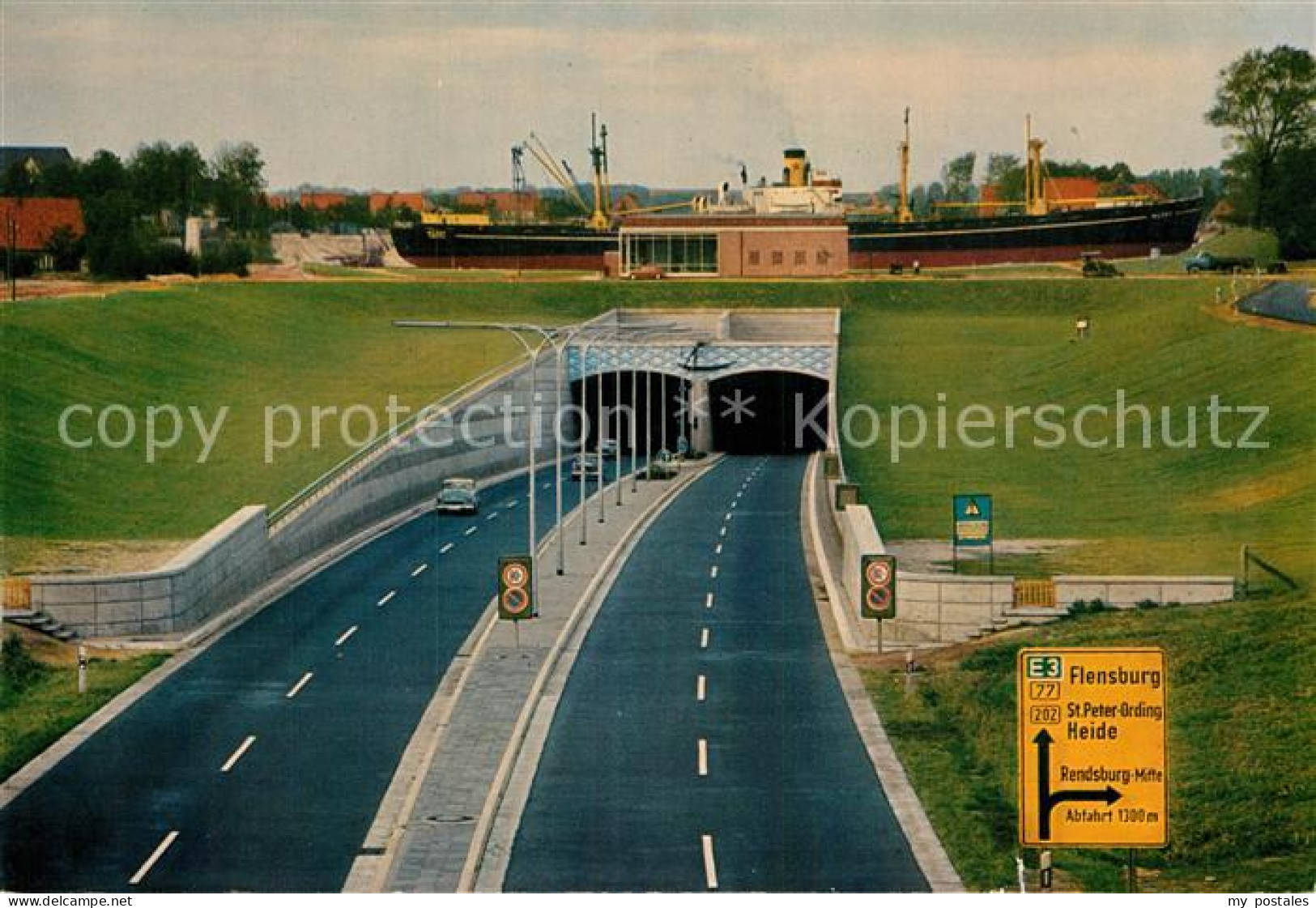 72974121 Rendsburg Strassentunnel Nord-Ostsee-Kanal  Rendsburg - Rendsburg