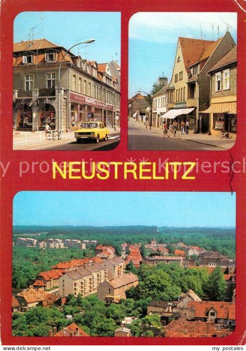 72972936 Neustrelitz Wilhelm Pieck Strasse Strelitzer Strasse Stadtpanorama Neus - Neustrelitz
