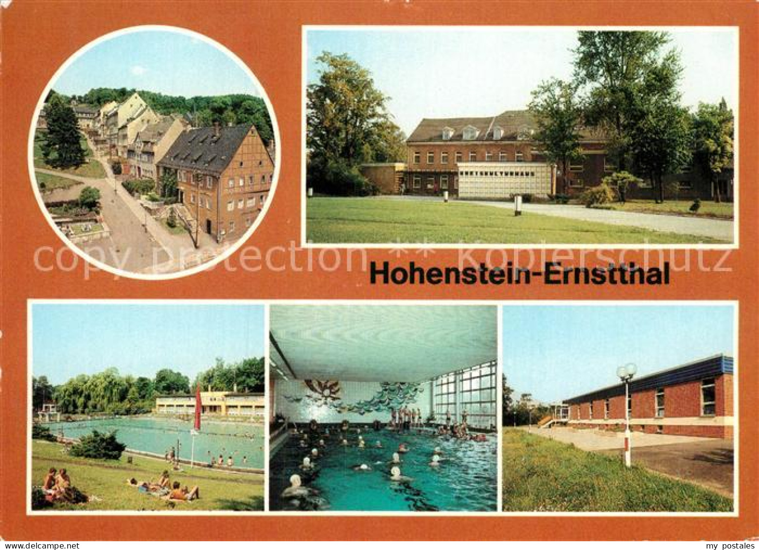 72972722 Hohenstein-Ernstthal Altmarkt Kreiskulturhaus Stadtbad Schwimmhalle Hoh - Hohenstein-Ernstthal