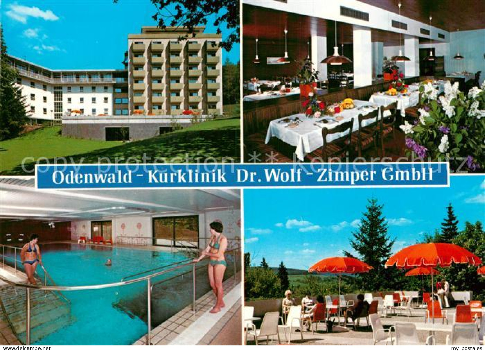 72972681 Bad Koenig Odenwald Odenwald Kurklinik Dr Wolf Restaurant Terrasse Hall - Bad Koenig