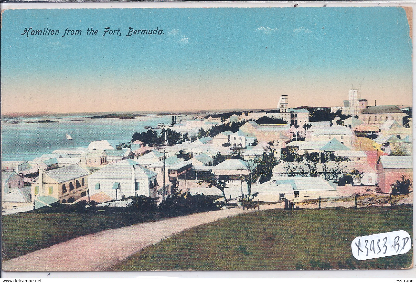 BERMUDES- BERMUDA- HAMILTON FROM THE FORT - Bermuda