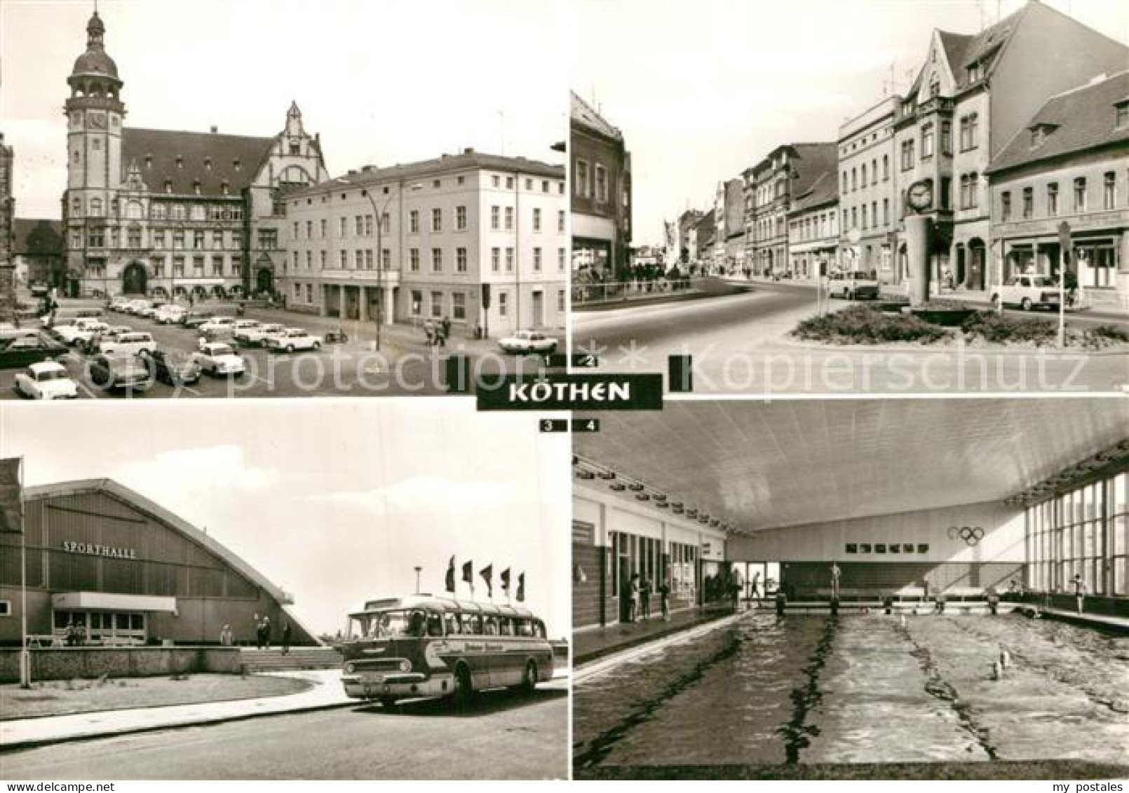 72972390 Koethen Anhalt Marktplatz Rathaus Ernst-Thaelmann-Strasse  Koethen - Koethen (Anhalt)