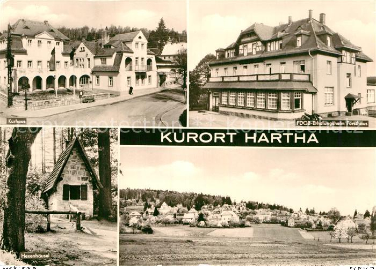 72972360 Hartha Tharandt Kurhaus FDGB Erholungsheim Forsthaus Hexenhaeusel Harth - Tharandt