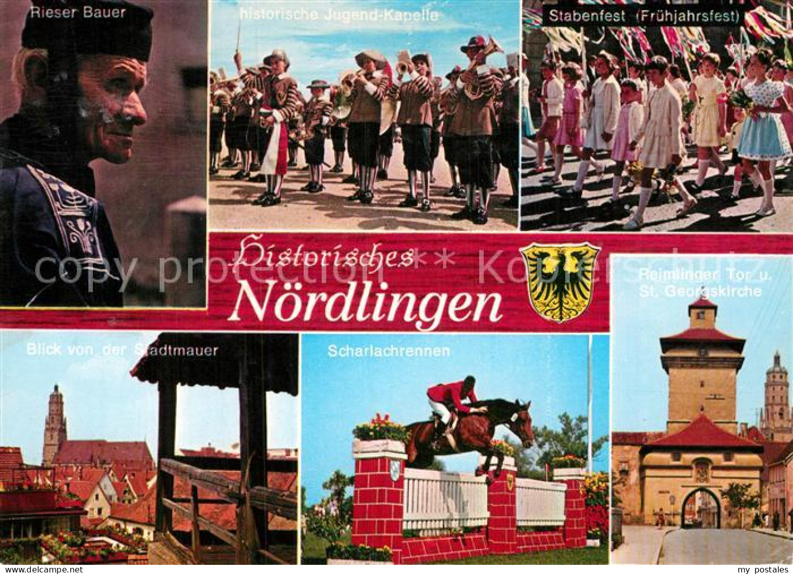 72970247 Noerdlingen Rieser Bauer Historische Jugendkapelle Stabenfest Fruehjahr - Nördlingen