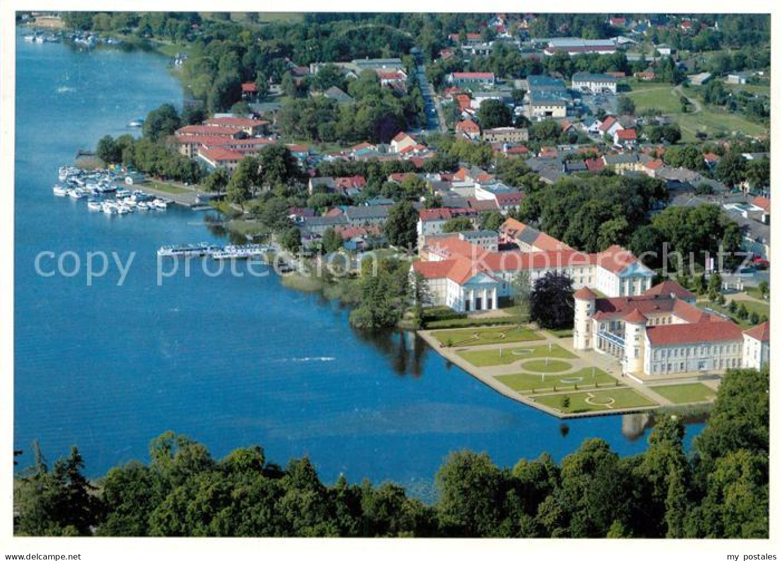 72969863 Rheinsberg Fliegeraufnahme Schloss Am Grienericksee Rheinsberg - Zechlinerhütte