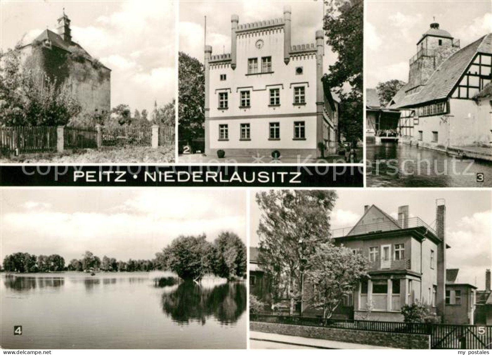 72968804 Peitz Festungsturm Rathaus Hammerwerk Teiche Ambulatorium Peitz - Peitz