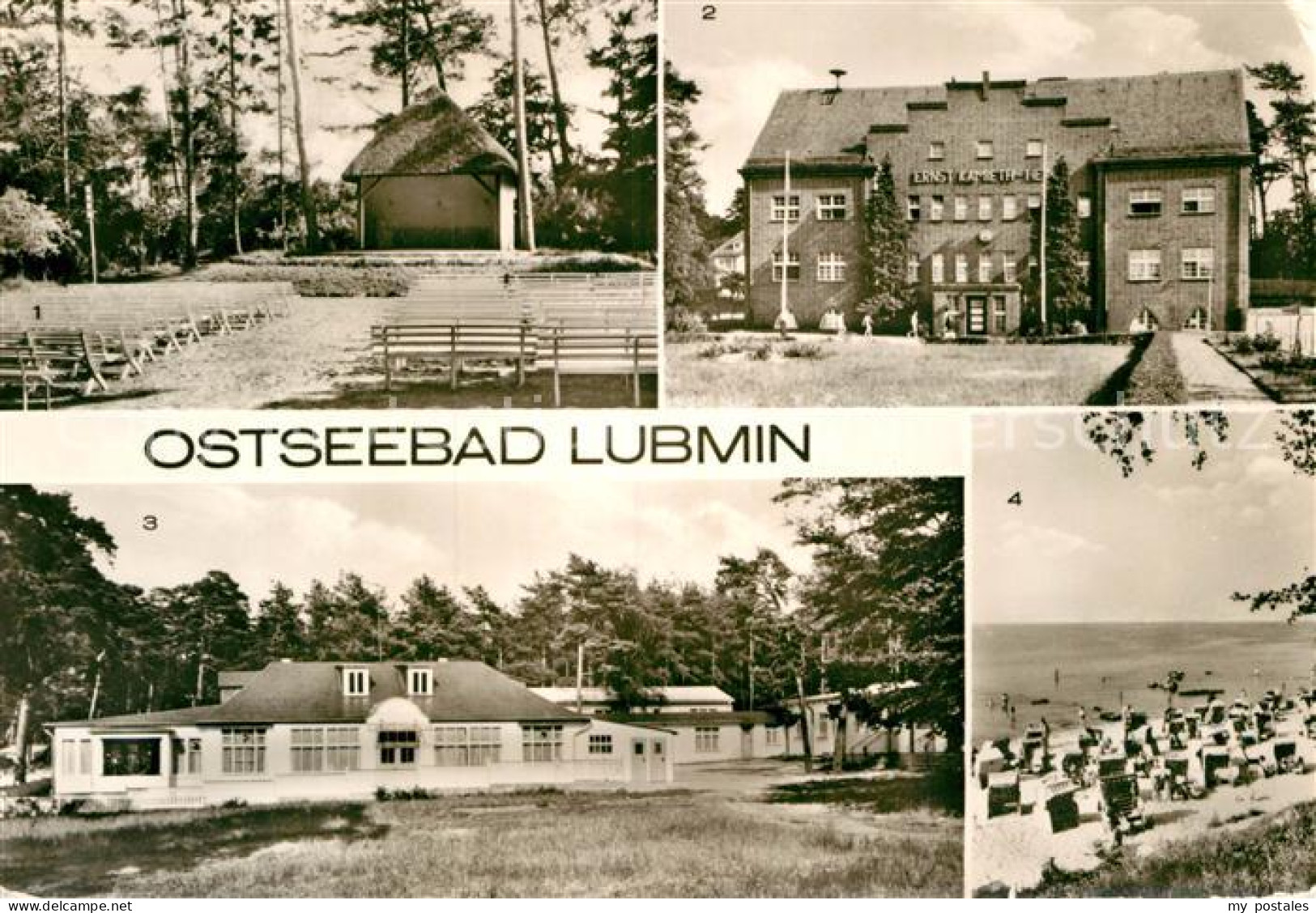 72967512 Lubmin Ostseebad Musikpavillon Ernst Kamieth Heim Ferienheim Der Handwe - Lubmin