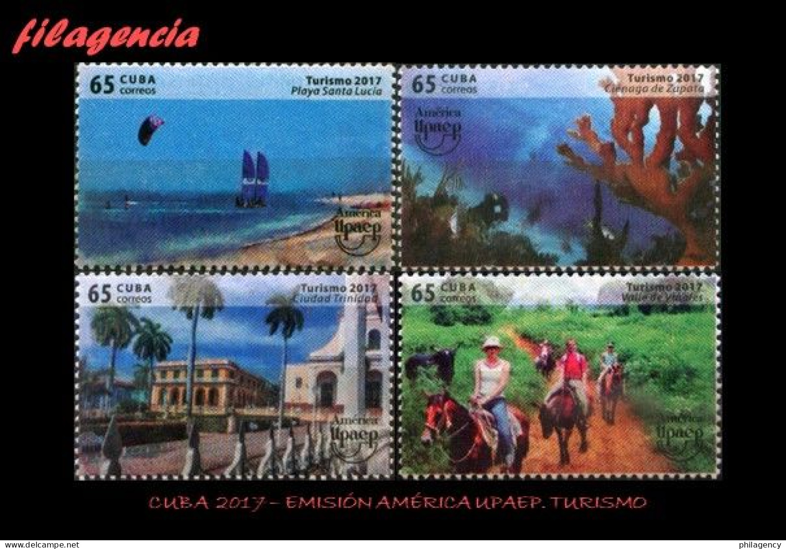 CUBA MINT. 2017-33 EMISIÓN AMÉRICA UPAEP. TURISMO - Ongebruikt