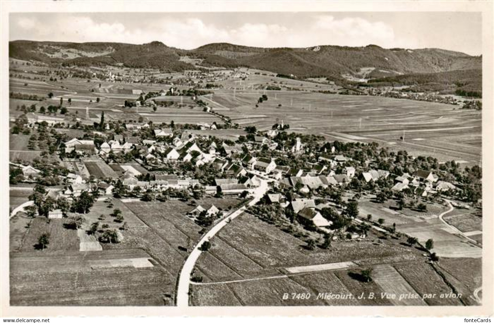 13934197 Miecourt_JU Vue Prise Par Avion - Autres & Non Classés