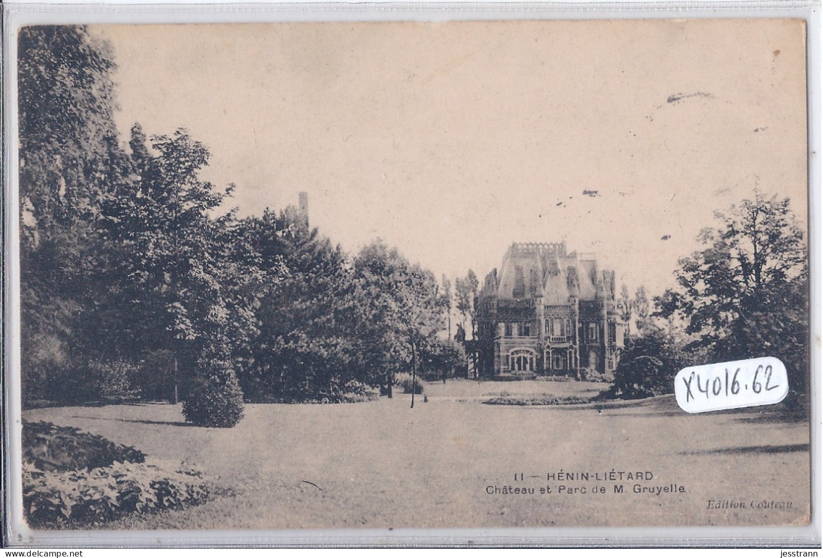 HENIN-LIETARD- CHATEAU ET PARC DE LA GRUYELLE - Aubigny En Artois