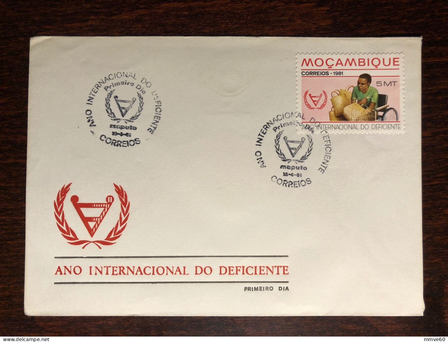 MOZAMBIQUE FDC COVER 1981 YEAR DISABLED PEOPLE HEALTH MEDICINE - Mozambique