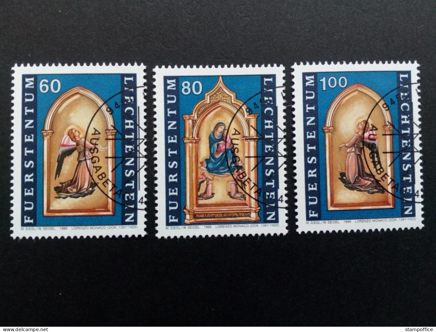 LIECHTENSTEIN MI-NR. 1120-1122 GESTEMPELT(USED) WEIHNACHTEN 1995 - Used Stamps