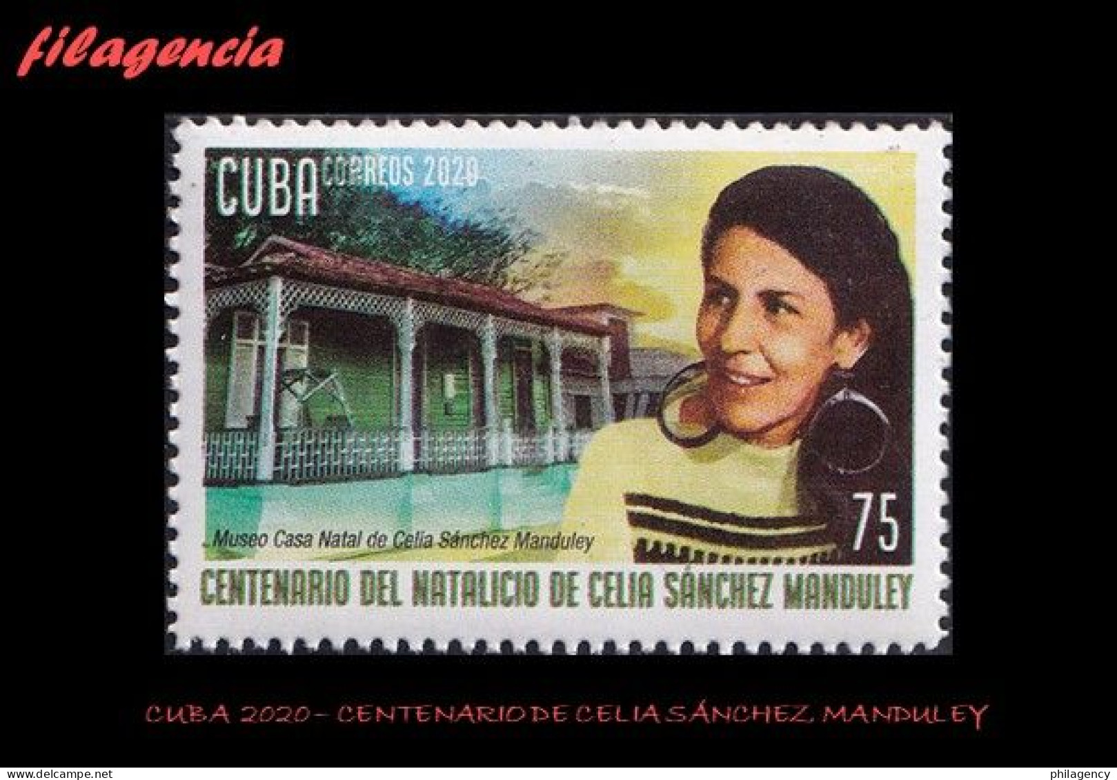 CUBA MINT. 2020-01 CENTENARIO DE LA REVOLUCIONARIA CUBANA CELIA SÁNCHEZ - Unused Stamps